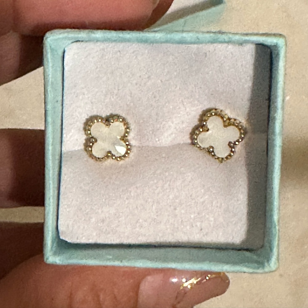 Excellent Quality Shinny Gold Stainless Steel- Inspired Earrings